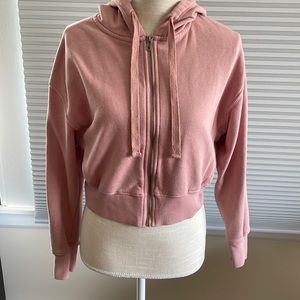 Cozy Hooded Full Zip Sweatshirt